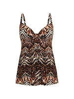 Tribal Tigress Gala Tankini Top