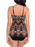 Tribal Tigress Gala Tankini Top