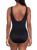 Selenite Layered Escape One-Piece Swimsuit