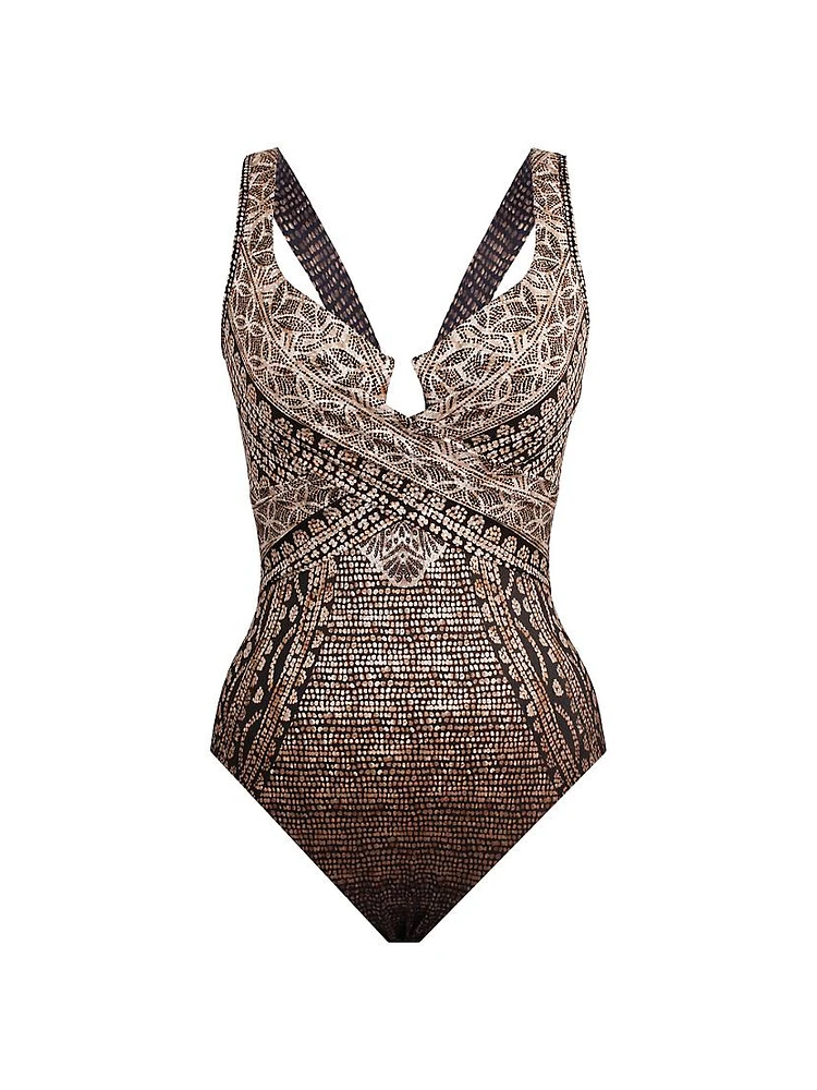 Cappadocia Crisscross Escape One-Piece Swimsuit