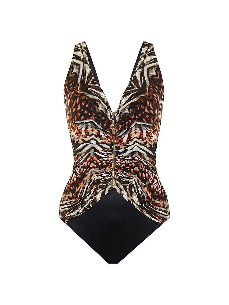 Tribal Tigress Charmer One-Piece Swimsuit