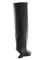 Cheope Tube 100MM Leather Boots