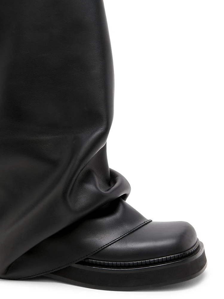 Robin Leather Combat Boots