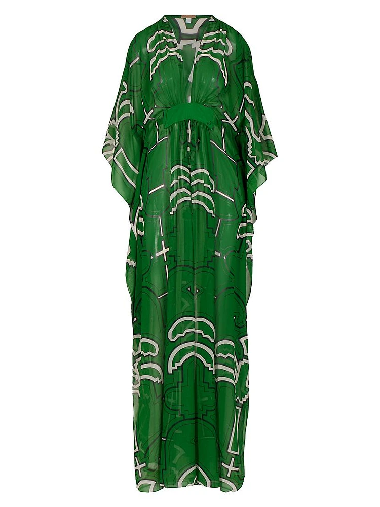 Secret Garden Georgette Maxi Dress