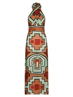 Energetic Patterns Maxi Dress