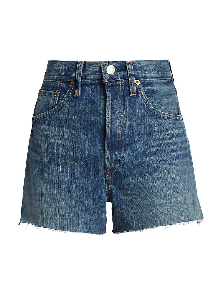 '50s High-Rise Denim Cutoffs