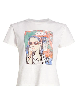 Ciao Cotton Graphic T-Shirt