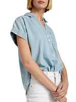 Almera Cotton Chambray Top