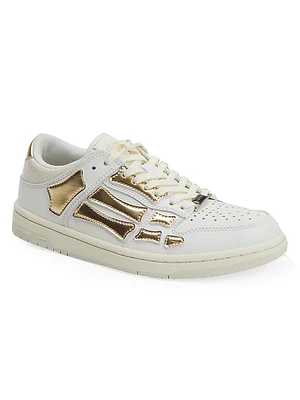 Metallic Skel Top Low Sneakers