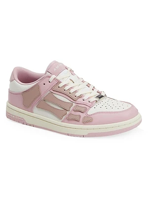 Skel Top Low Leather Sneakers