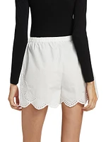 Aurora Eyelet Cotton Shorts