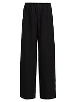 Utility Hemp Straight-Leg Pants