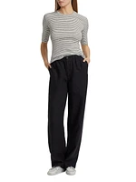 Utility Hemp Straight-Leg Pants
