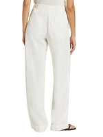 Utility Hemp Straight-Leg Pants