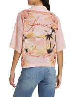 Crochet Palm Resort Club Shirt