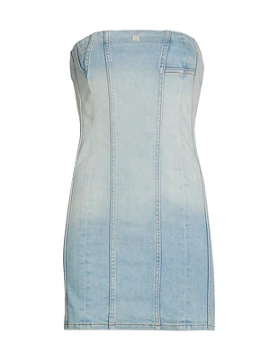 Ma Denim Bustier Minidress