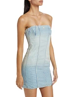 Ma Denim Bustier Minidress