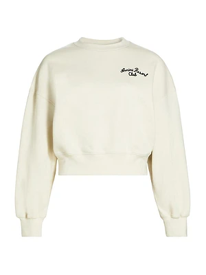 Spirit Embroidered Crew Sweatshirt