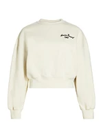 Spirit Embroidered Crew Sweatshirt