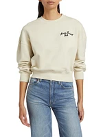 Spirit Embroidered Crew Sweatshirt