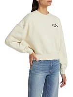 Spirit Embroidered Crew Sweatshirt