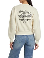 Spirit Embroidered Crew Sweatshirt