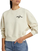 Spirit Embroidered Crew Sweatshirt