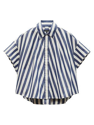 Martha Striped Poplin Shirt