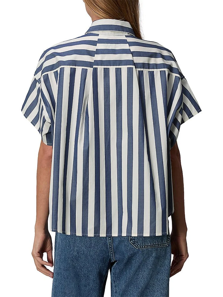 Martha Striped Poplin Shirt