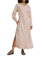 Briar Striped Cotton Poplin Shirtdress