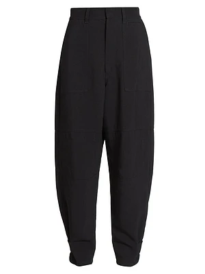 LOEWE x Paula's Ibiza Cargo Balloon-Leg Trousers