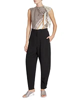 LOEWE x Paula's Ibiza Cargo Balloon-Leg Trousers