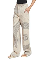 LOEWE x Paula's Ibiza Baggy Swirled Jeans