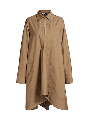 LOEWE x Paula's Ibiza Cotton-Blend Tunic Dress