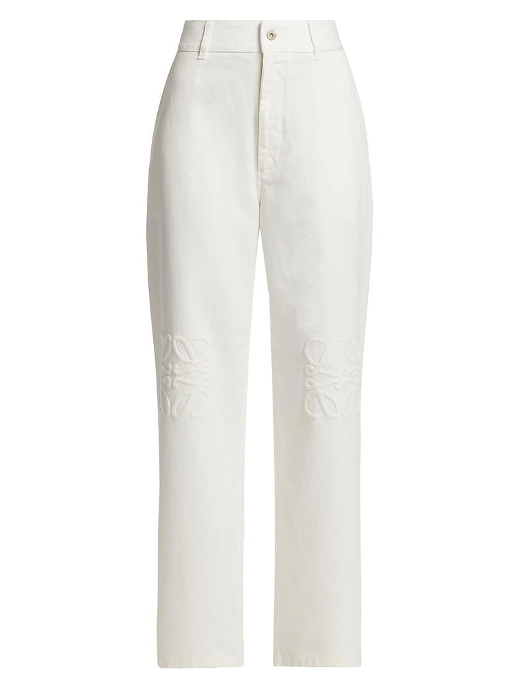 LOEWE x Paula's Ibiza Anagram Baggy Jeans