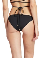 LOEWE x Paula's Ibiza Low-Rise Logo Bikini Bottom