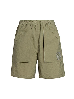 LOEWE x Paula's Ibiza Cotton-Blend Cargo Shorts