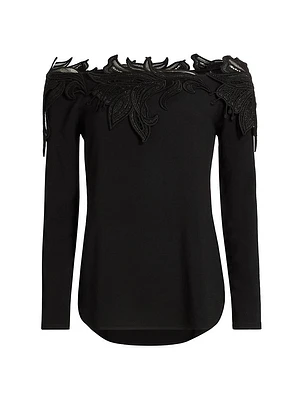 Belinda Embroidered Off-the-Shoulder Top