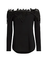 Belinda Embroidered Off-the-Shoulder Top