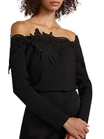 Belinda Embroidered Off-the-Shoulder Top