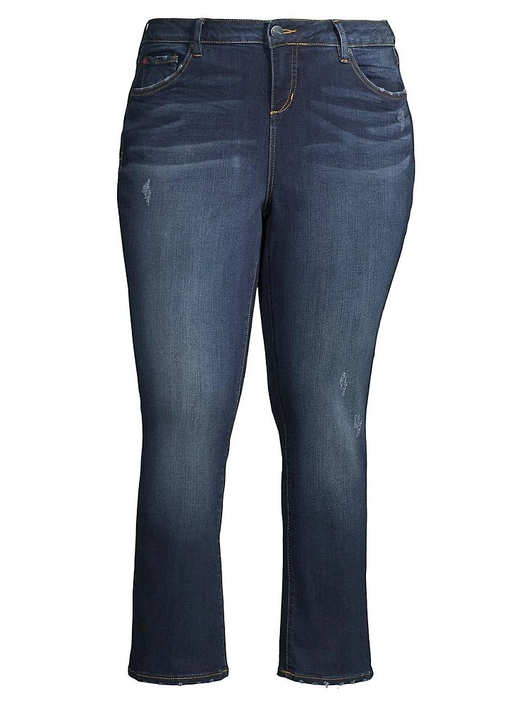 Easy High-Rise Straight-Leg Jeans