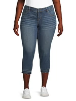 Mid-Rise Crop Jeans