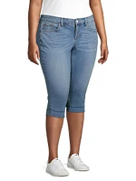 New Pirate Medium-Rise Capri Jeans