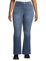 High-Rise Boot-Cut Jeans