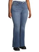 High-Rise Boot-Cut Jeans