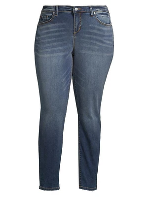 Medium-Rise Slim-Fit Jeans