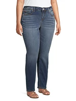 Medium-Rise Slim-Fit Jeans