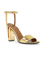 Delfina 95MM Leather Sandals