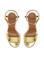 Delfina 95MM Leather Sandals