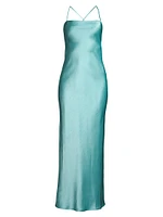 Dreamer Satin Strappy Maxi Dress